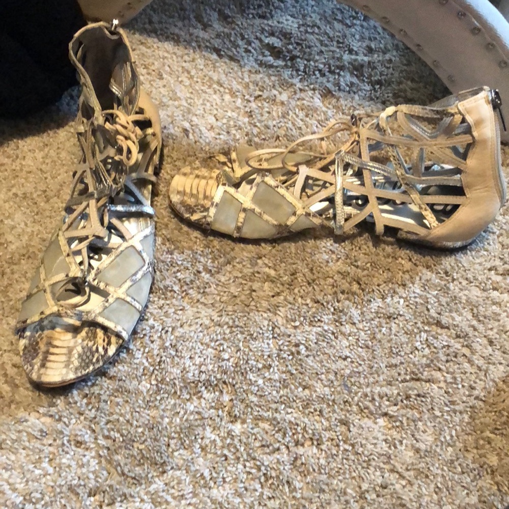 Sam Edelman python sandals